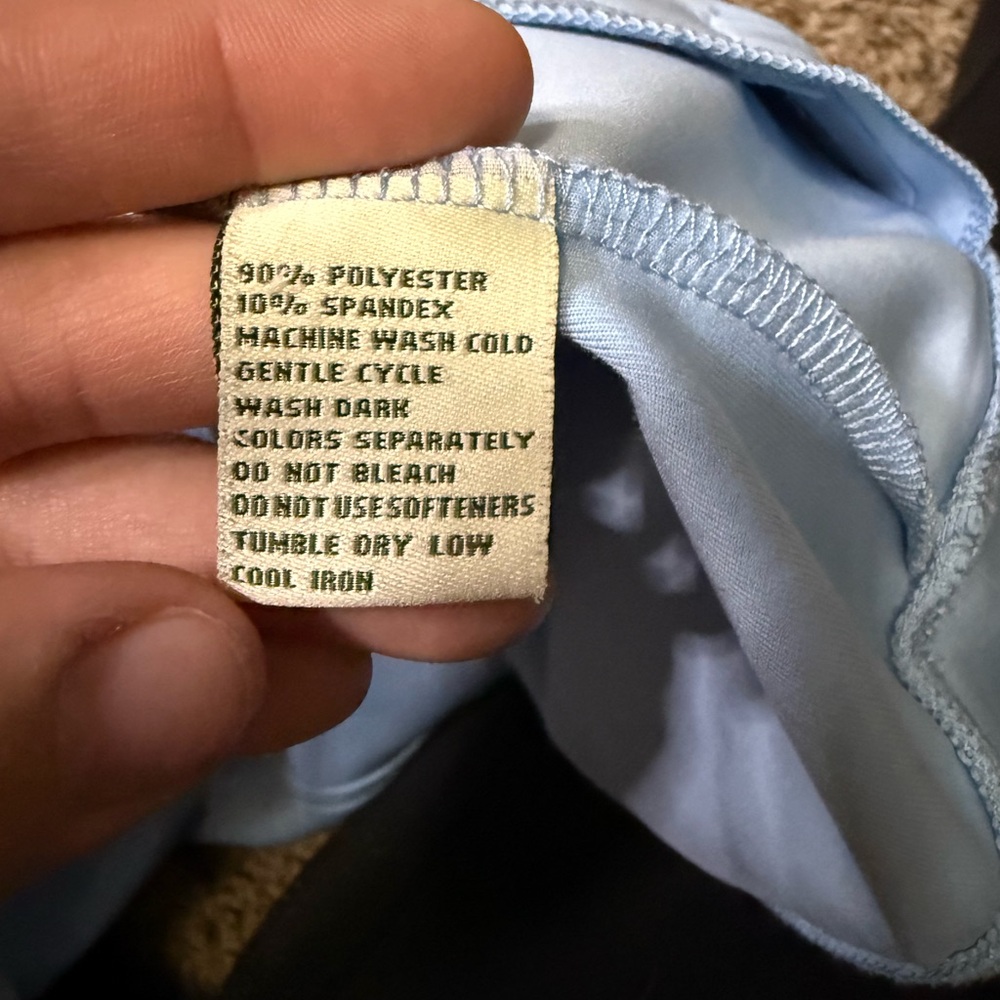 Light Blue Donald Ross Medium Sleeveless Vest with PFC Logo - Picture 6 of 8